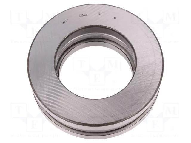Bearing: ball; thrust single direction; Øint: 65mm; Øout: 115mm SKF SKF51313