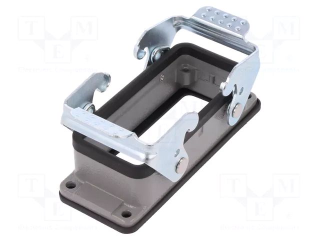 Enclosure for connectors: HDC; straight; size D16B; UL94V-0; IP65 DEGSON ELECTRONICS D16B-BK-2L