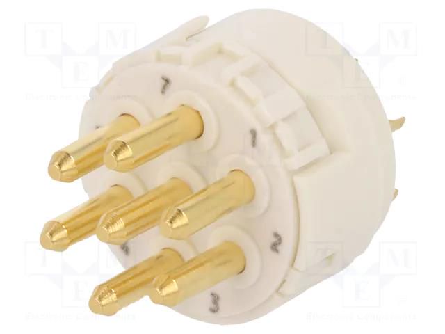 Connector: M23; contact insert; PIN: 7; male; soldering; M23 Signal HARTING 09151072602