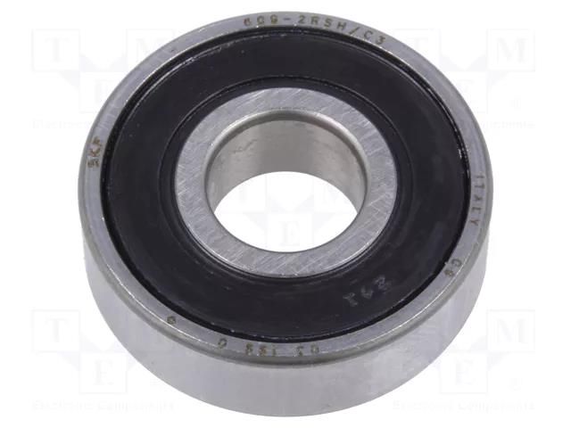 Bearing: single row deep groove ball; Øint: 9mm; Øout: 24mm; W: 7mm SKF SKF609-2RSH/C3