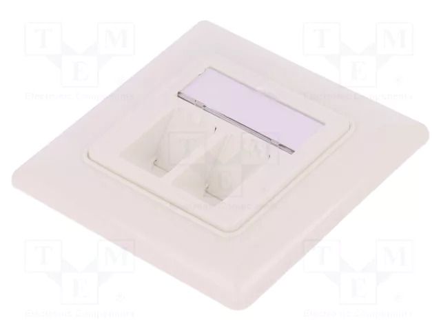 Case; socket; Keystone; white; plaster embedded,snap fastener LOGILINK LOG-NK4020