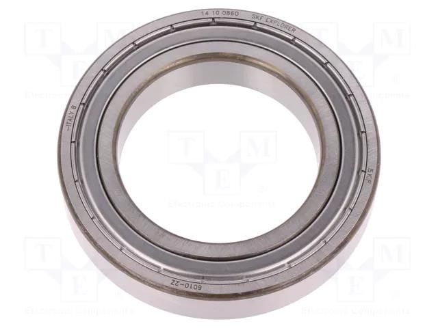 Bearing: single row deep groove ball; Øint: 50mm; Øout: 80mm SKF SKF6010-2Z