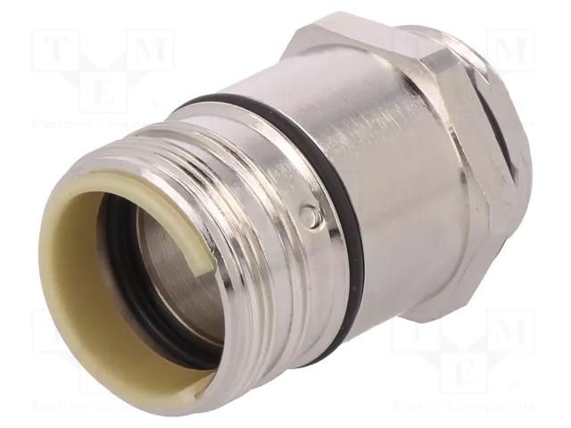 Enclosure: for M23 connectors; ComLock,external thread; EMC HARTING 09151000374