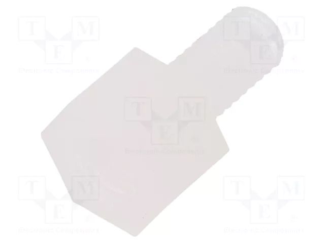 Screwed spacer sleeve; hexagonal; polyamide; M3; M3; 4mm FIX&FASTEN TP-4