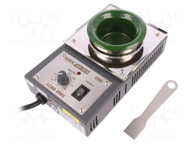 Device: soldering pot; 400W; 150÷450°C; 54mm; 230VAC QUICK POT-Q100-6CA