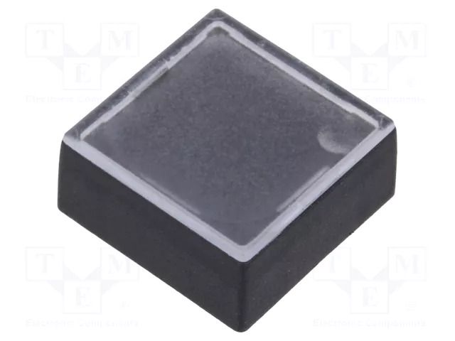 Button; rectangular; colourless; ABS; 15.5x15.5mm Marquardt 835.900.013