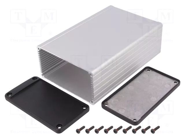 Enclosure: shielding; X: 104mm; Y: 160mm; Z: 55mm; aluminium; natural HAMMOND HM-1457N1601E
