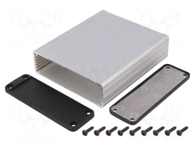 Enclosure: shielding; X: 104mm; Y: 120mm; Z: 32mm; aluminium; natural HAMMOND HM-1457L1201E