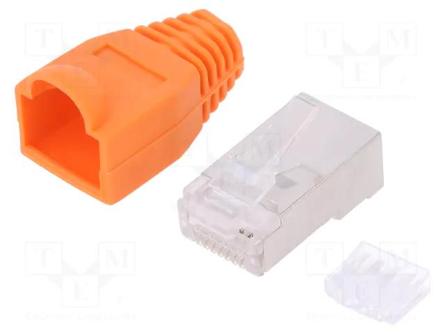 Connector: RJ45; plug; PIN: 8; Cat: 6; shielded,with protection LOGILINK LOG-MP0022O