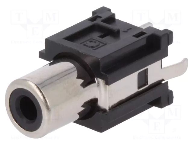 Connector: RCA; socket; female; straight; THT; nickel plated CLIFF FC68375