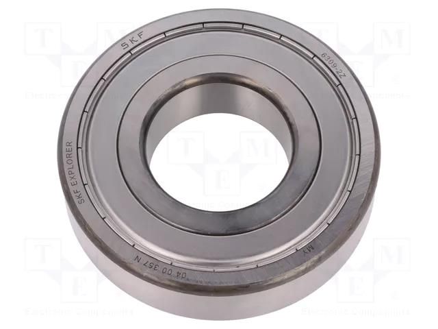 Bearing: single row deep groove ball; Øint: 45mm; Øout: 100mm SKF SKF6309-2Z