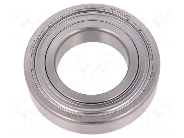 Bearing: single row deep groove ball; Øint: 45mm; Øout: 85mm SKF SKF6209-2Z