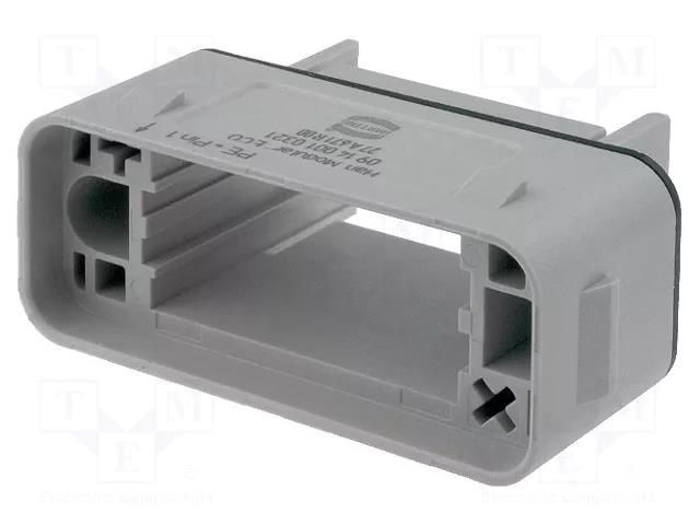 Enclosure for connectors: HDC; for panel mounting; IP20,IP65 HARTING 09140010321