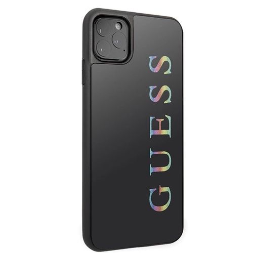 Guess GUHCN65LGMLBK iPhone 11 Pro Max black/black hard case Glitter Logo, Guess 3700740463512 3700740463512