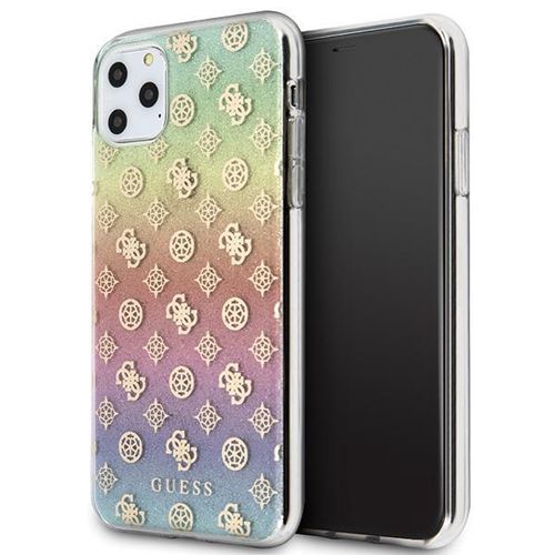 Guess GUHCN65PEOML iPhone 11 Pro Max multicolor hard case Iridescent 4G Peony, Guess 3700740461594 3700740461594