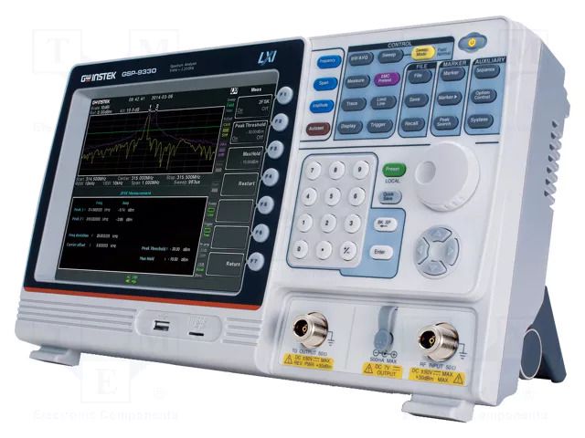 Spectrum analyzer; In.imp: 50Ω; 0.009÷3.25MHz; Resolution: 1Hz GW INSTEK GSP-9330