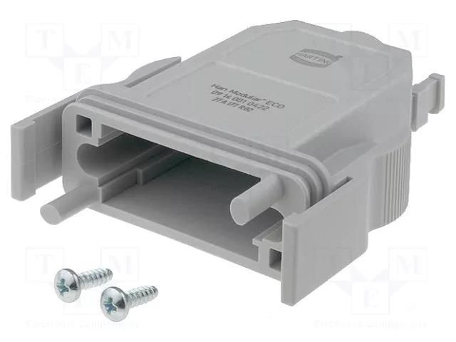 Enclosure for connectors: HDC; for cable; Han-Modular® ECO; IP20 HARTING 09140010422