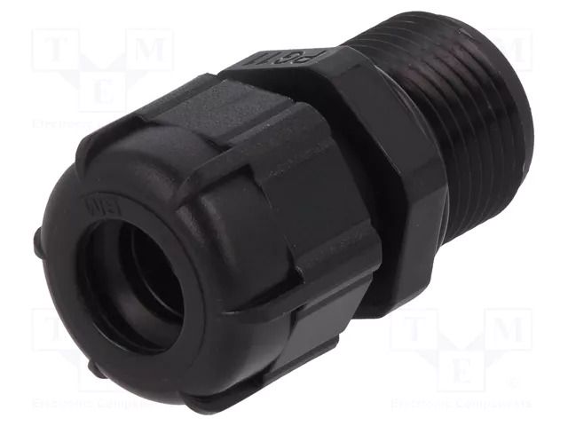Cable gland; with long thread; PG11; IP68; polyamide; black BM GROUP BM4011LN