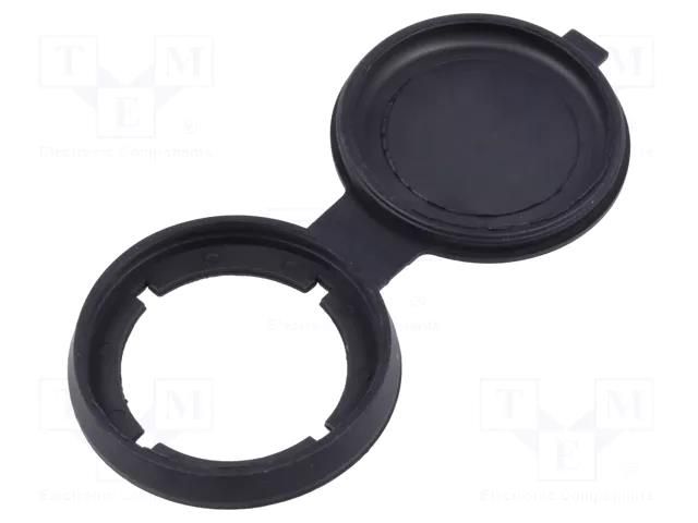 Cover; 22mm; Harmony XB5; -40÷70°C; Ø22mm; IP65; black SCHNEIDER ELECTRIC ZBSP1
