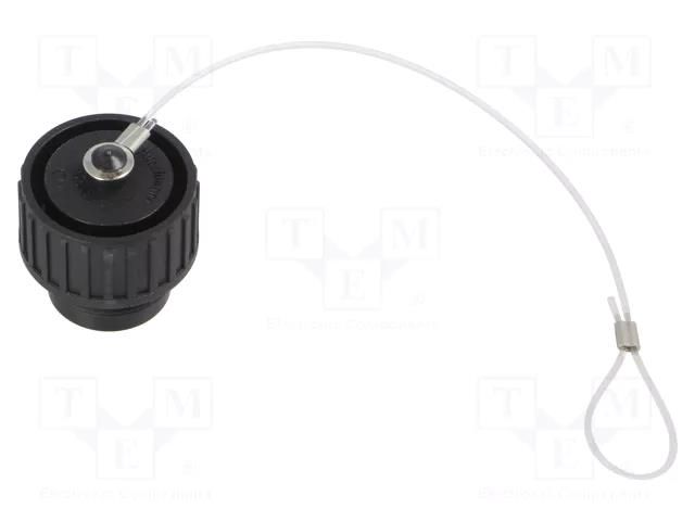 Protection cover; external thread,threaded joint; size 14S; CM HIRSCHMANN CM06SD14S