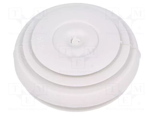 Grommet; stepped,with bulkhead; Ømount.hole: 23mm; SBS; grey; IP55 SCHNEIDER ELECTRIC ISM71071