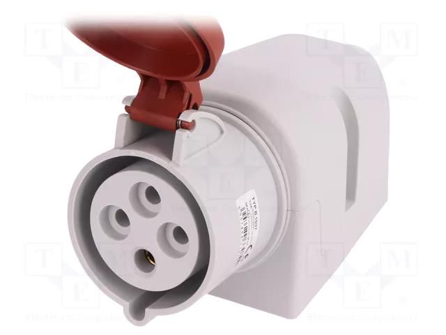 Connector: AC supply 3-phase; socket; female; 32A; 400VAC; IP44 PAWBOL PB.1037
