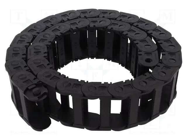 Cable chain; 1400; Bend.rad: 100mm; L: 999mm; Int.height: 21mm IGUS 1400.050.100.0