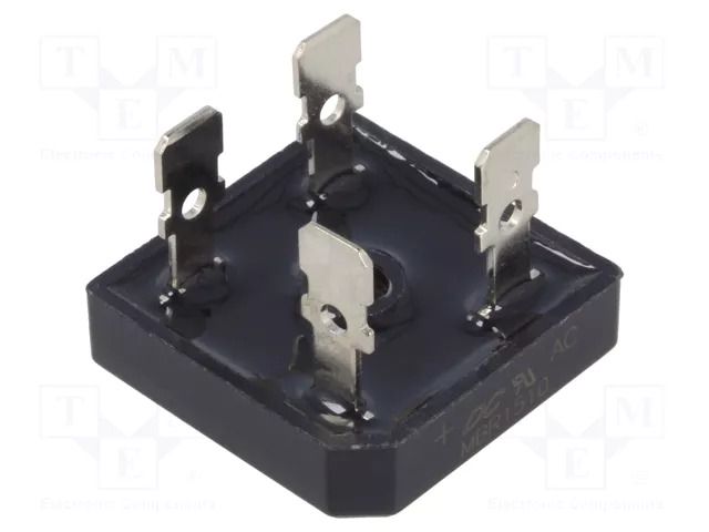Bridge rectifier: single-phase; Urmax: 1kV; Ufmax: 1.1V; If: 15A DC COMPONENTS MBR1510
