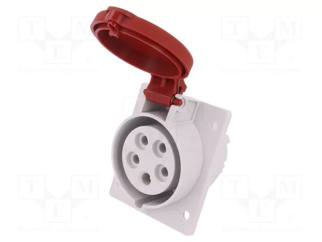 Connector: AC supply 3-phase; socket; female; 16A; 400VAC; IP44 PAWBOL PB.1056SZ