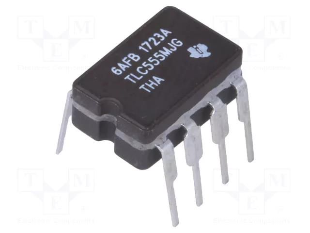 IC: peripheral circuit; astable,timer; 2.1MHz; 5÷15VDC; CDIP8 TEXAS INSTRUMENTS TLC555MJG