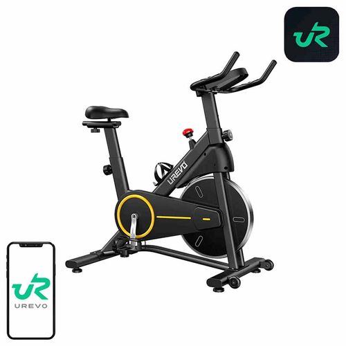 UREVO T1 exercise bike (black and yellow), UREVO URSB006