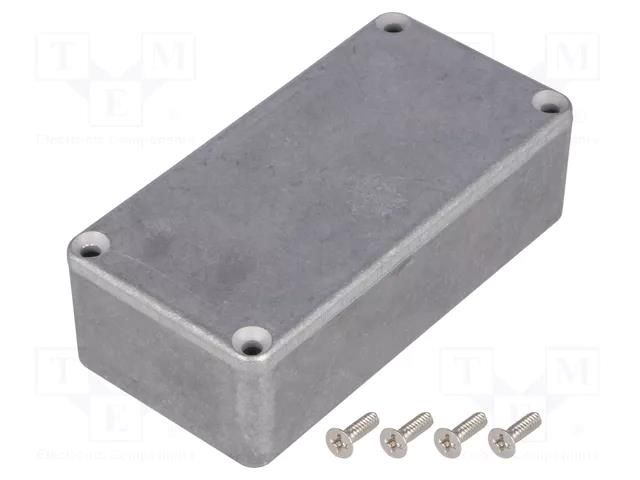 Enclosure: multipurpose; X: 50mm; Y: 100mm; Z: 31mm; 1590; aluminium HAMMOND HM-1590G2