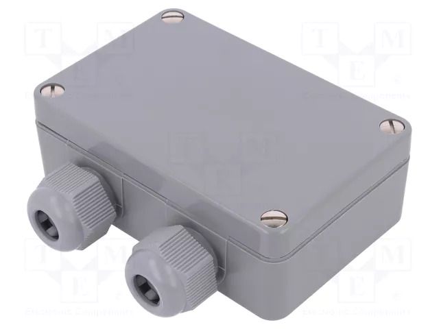 Enclosure: junction box; X: 64mm; Y: 98mm; Z: 34mm; polyamide; IP65 BOPLA PK102-SV-211