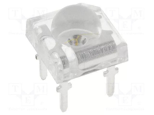 LED Super Flux; blue; 7.62x7.62mm; 5800÷7000mcd; 30°; 30mA OPTOSUPPLY OSB56LZE31D