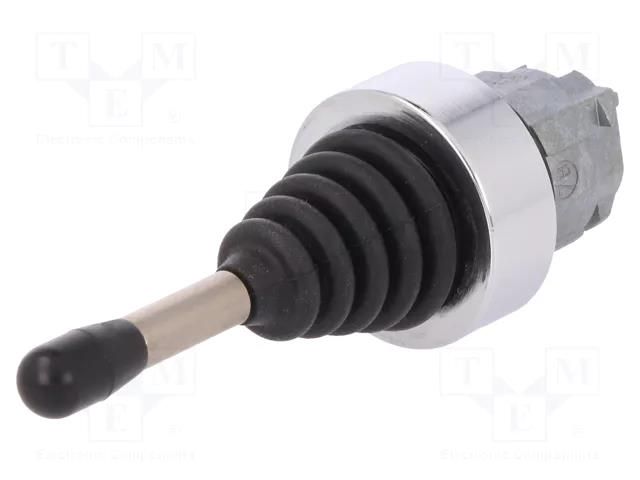 Switch: joystick; 22mm; Stabl.pos: 1; black; none; IP66; Harmony XB4 SCHNEIDER ELECTRIC ZD4PA24