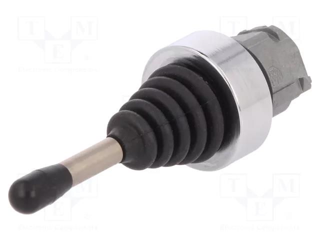 Switch: joystick; 22mm; Stabl.pos: 2; black; none; IP66; Harmony XB4 SCHNEIDER ELECTRIC ZD4PA12