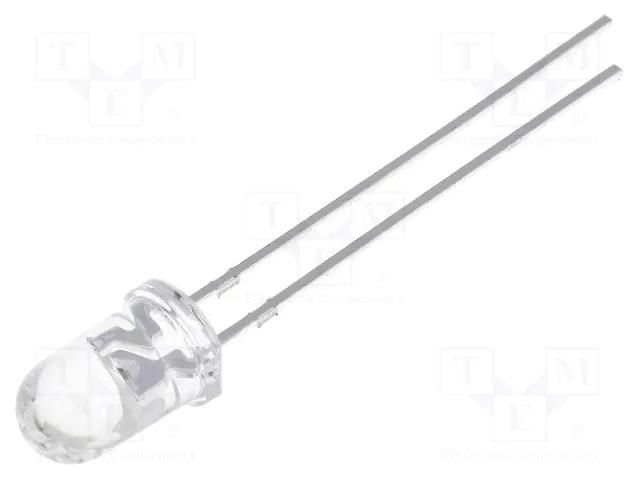 LED; yellow; 5mm; 220÷330mcd; 15°; Front: convex; 1.6÷2.3VDC OPTOSUPPLY OSY5JA5111A-1MA