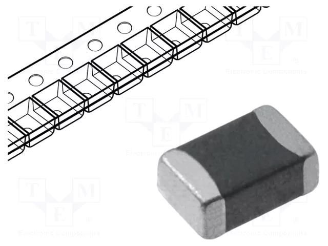 NTC thermistor; 10kΩ; SMD; 0603; 3380K; 100mW MURATA NCP18XH103F0SRB