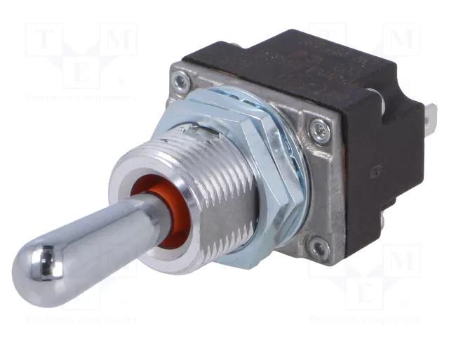 Switch: toggle; Pos: 3; SP3T; (ON)-OFF-ON; 0.1A/28VDC; MT; -40÷85°C HONEYWELL 1MT2-5