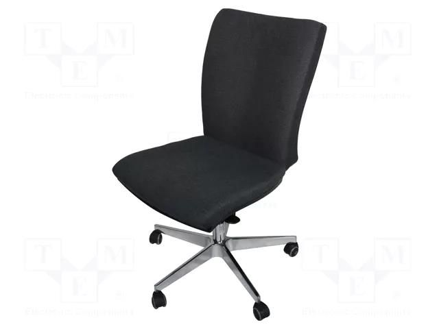 Chair; ESD; Seat dim: 480x500mm; Back dim: 560x460mm; 420÷490mm RT WORK ESD-CHAIR07