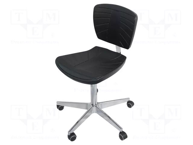 Chair; ESD; Seat dim: 445x445mm; Back dim: 400x305mm; 510÷700mm RT WORK ESD-CHAIR09