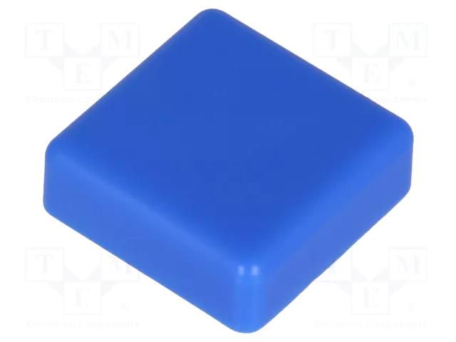 Button; square; blue; 12x12mm NINIGI TACT-2BSBE