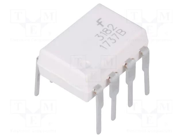 Optocoupler; THT; Ch: 1; OUT: MOSFET; 5kV; DIP8; 50kV/μs ONSEMI FOD3182