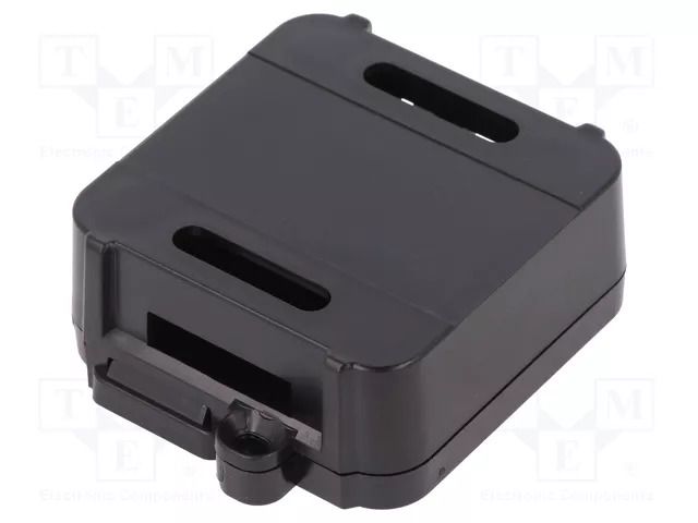 Enclosure: junction box; X: 44.5mm; Y: 57mm; Z: 19mm; black; CBOX INT ITALTRONIC IT-12.0000007