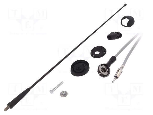 Antenna; car top,automotive; 400mm; AM,FM; universal; 2.7m MTA 7657016