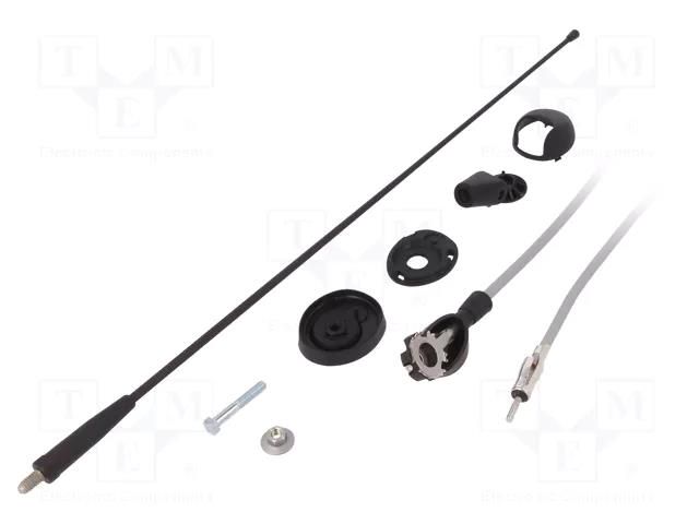 Antenna; car top; 0.41m; AM,FM; Alfa Romeo,Fiat,Lancia; 2.7m CALEARO 7657020