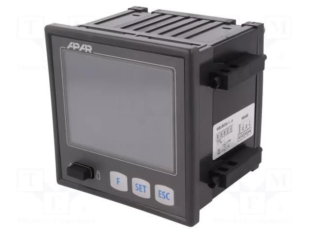 Four channel regulator; 230VAC; on panel,panel; Cutout: 92x89mm APAR AR654/S1/PPPP/IP30