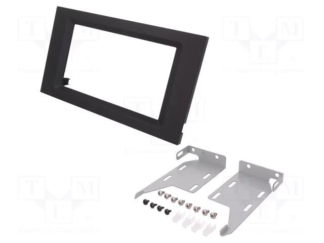 Radio frame; Mercedes; 2 DIN; black ACV RAM-40.514