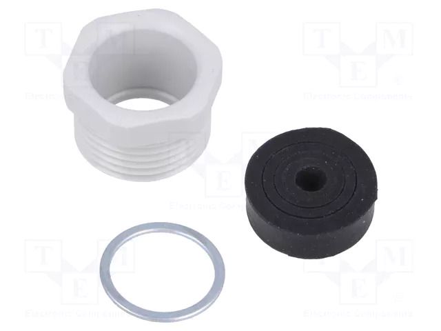 Half gland; M20; 1.5; polyamide; grey ILME AGM20R