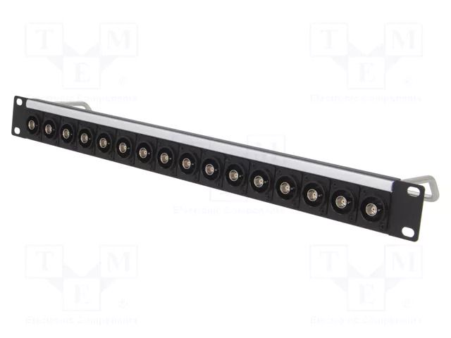 Coupler; patch panel; BNC socket,both sides; 75Ω; FT; rack; screw CLIFF CP30170